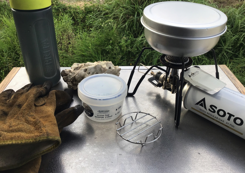 EPI アルミ6点食器セットで水蒸気炊飯 準備するアイテム