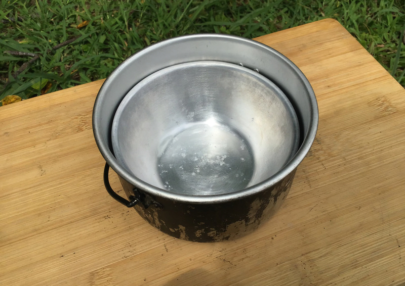 アルミカップが浅めのため、水蒸気炊飯が出来そう