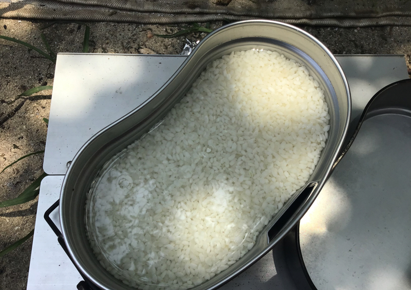 吸水後の無洗米はお米が沈み見た目で判断することも可能