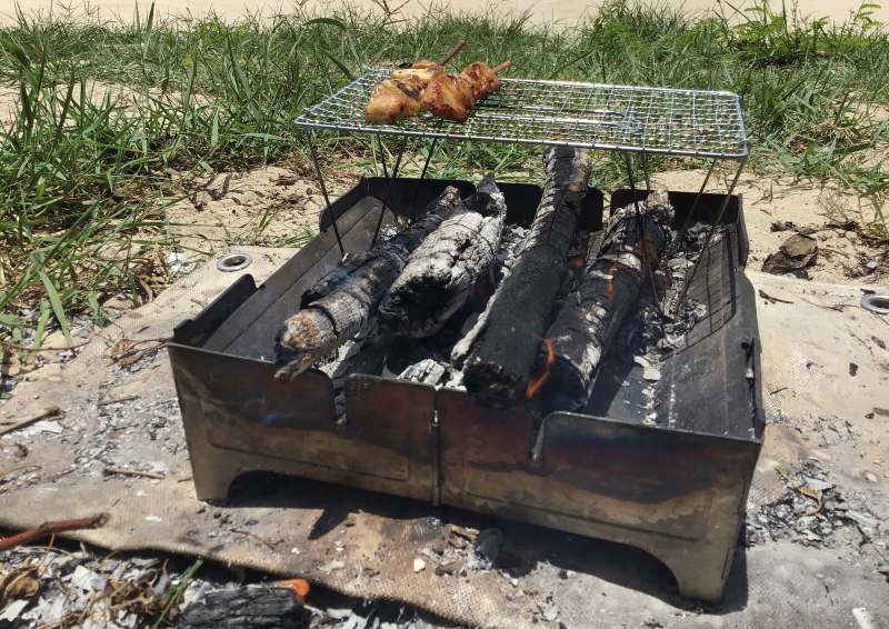 まとめ：ウルフアンドグリズリー ファイヤーセーフで焼肉するならセリア スタンド付き焼き網 250でカスタム