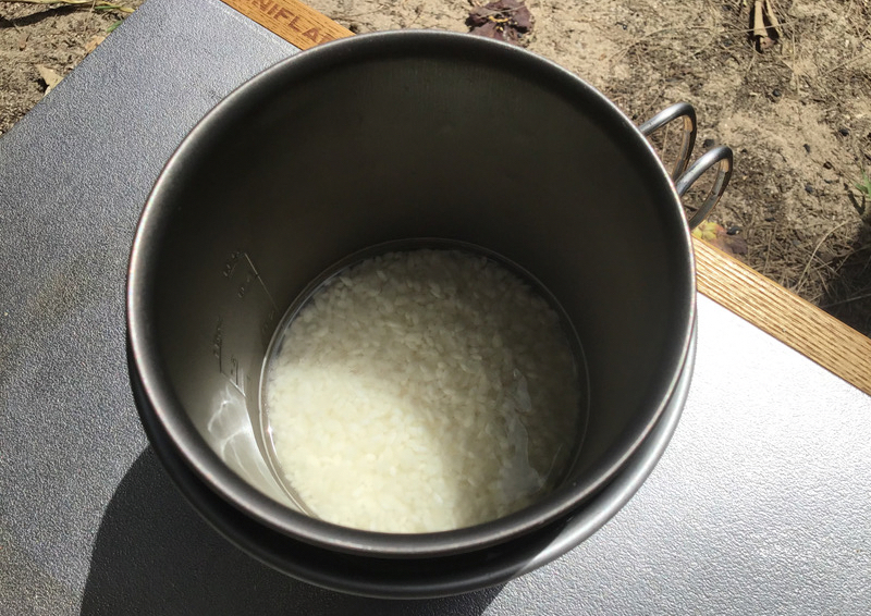 無洗米は30分以上吸水させておく
