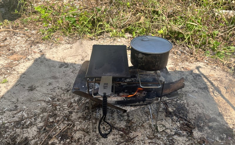ピコグリル 398は料理しやすい焚き火台