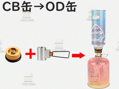CB缶→OD缶 詰め替えアダプター